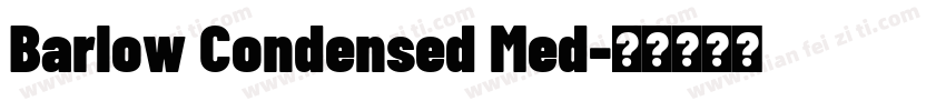 Barlow Condensed Med字体转换